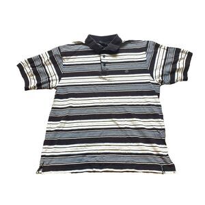 Southpole Shirt‎ Adult Extra Large Blue Preppy Stripes Skater Y2K Golf Polo Mens